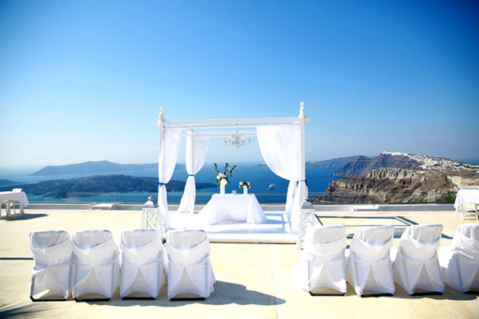 Gem Santorini Wedding Venue Ceremony Area